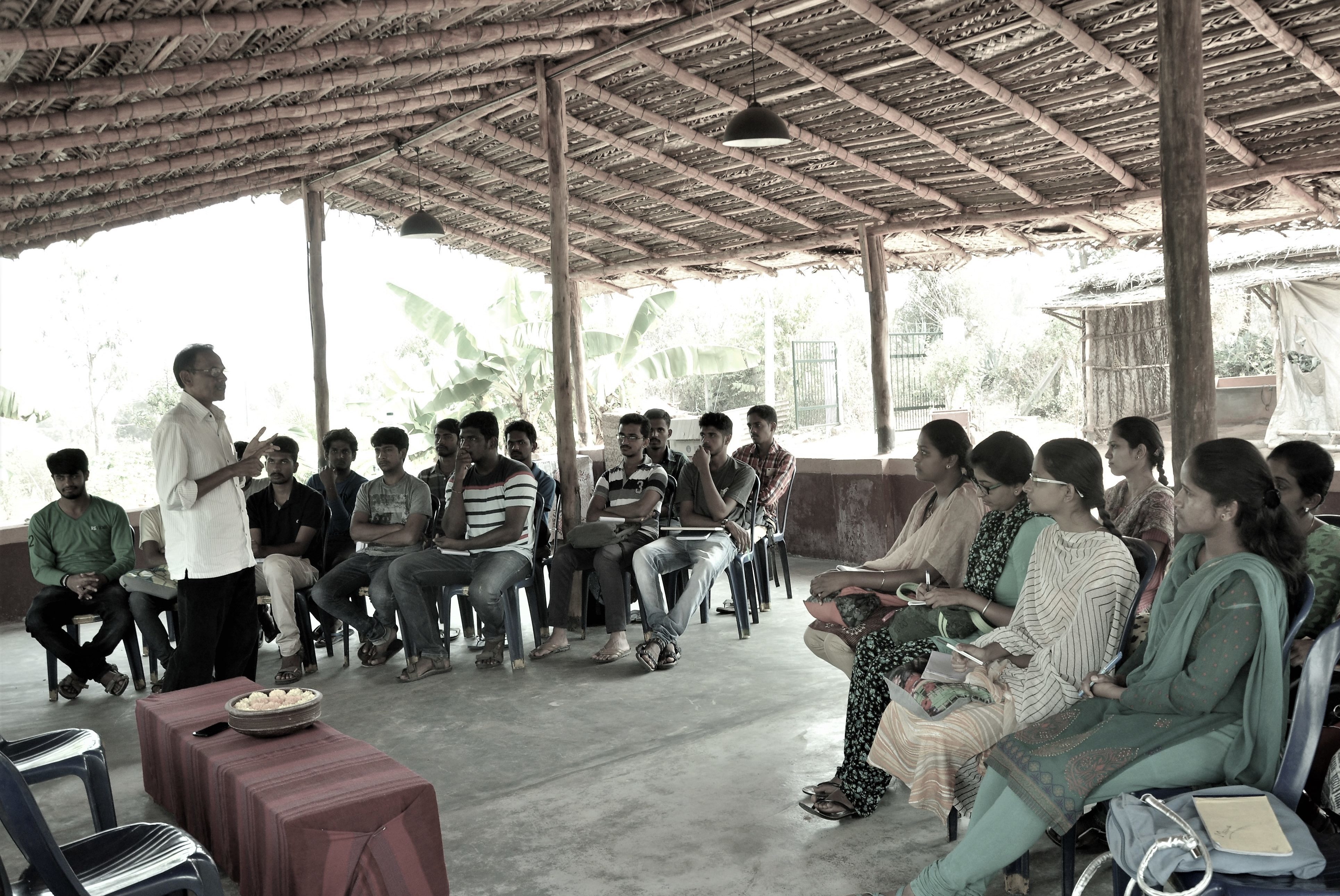 Students of College of horticulture, Mysore at Belavala farm!